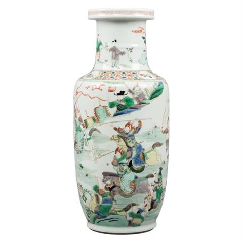 Famille verte Vase. CHINA, Qing-Dynastie (1644-1912)