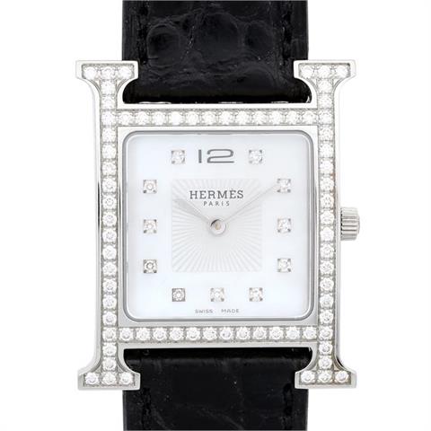 HERMÈS exquisite Damen Armbanduhr "HEURE H", Koll. 2011.