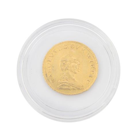 Württemberg/Gold - 1 Dukat 1790, Herzog Karl Eugen,