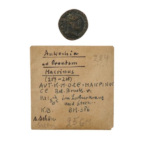 Römische Provinzialprägung, Antiochia (am Orontes) - Kaiser Macrinus,