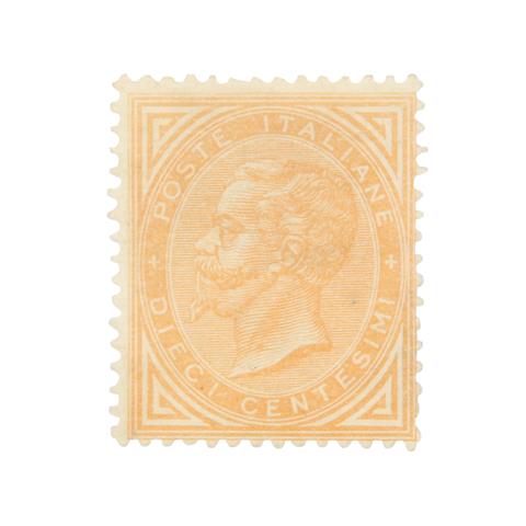 Italien 1863 - Freimarke König Viktor Emanuel II.,