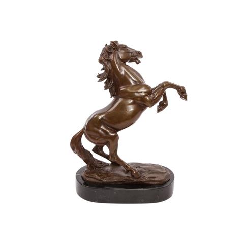 BARYE, Antoine Louis, NACH (A.B.: 1796-1875) 'Steigendes Pferd', 20. Jhd.
