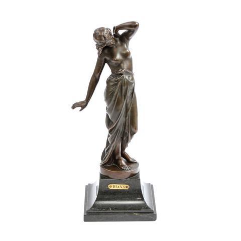 Bronzeskulptur 'Diana', 20. Jhd.