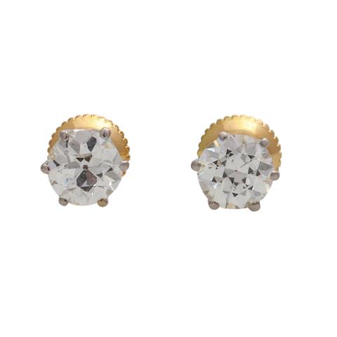 Paar Diamantohrstecker ca. 2 ct,