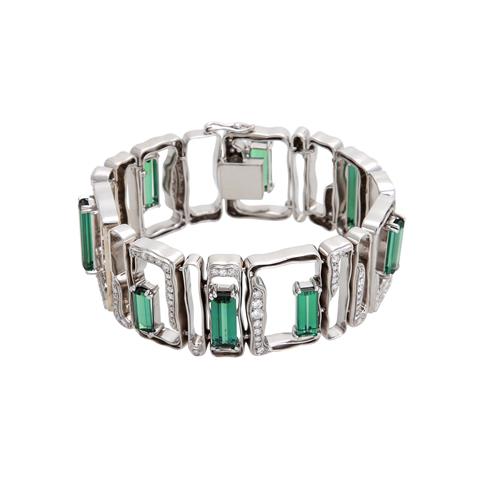 H. STERN Armband mit Turmalinen und Diamanten
