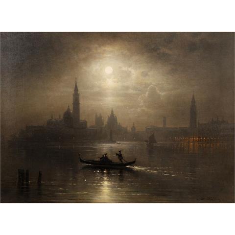 HEILMAYER, Karl (München 1829-1908), "Venedig bei Vollmond",