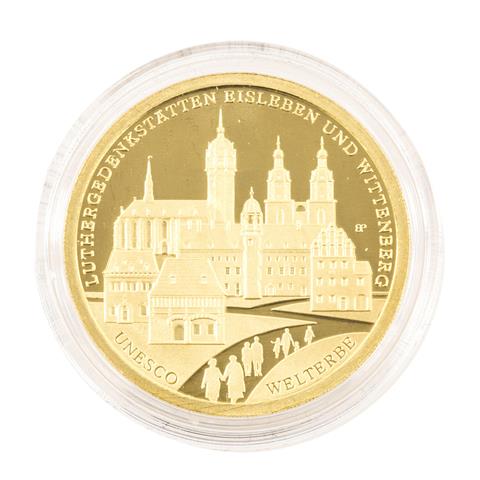 BRD/Gold - 100 Euro 2017 Luthergedenkstätten Eisleben + Wittenberg,