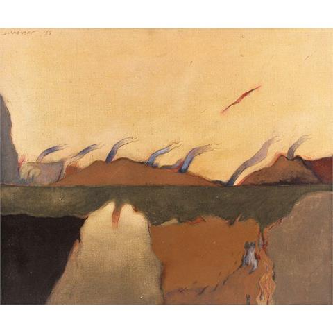 SCHREINER, HANS (geb. 1930, Künstler in Stuttgart), "Im Tal der kleinen Emotion",