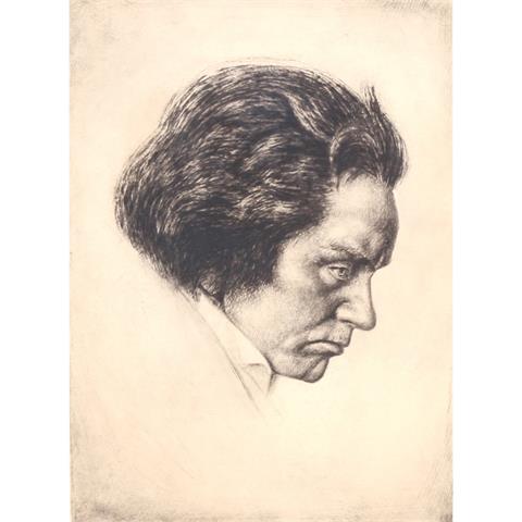HOFFMANN, WERNER ERNST A. (1881-1962), "Portrait Beethoven",