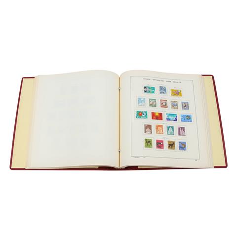 Schweiz – Gestempelte Sammlung im Schaubeck Drehstabbinder 1862 ca. 1975,