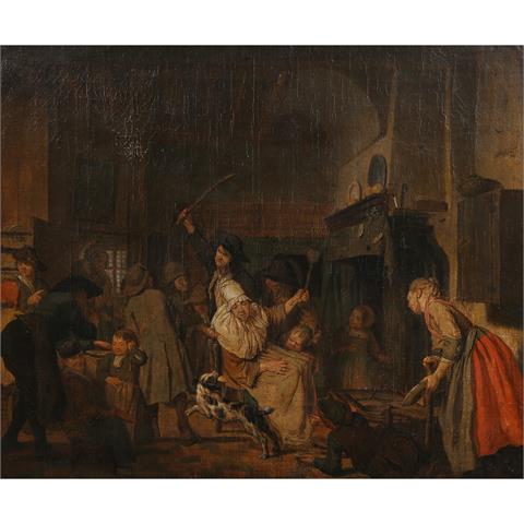 HOREMANS, wohl Jan Jozef I (Antwerpen 1682-1759), "Streit im Wirtshaus",