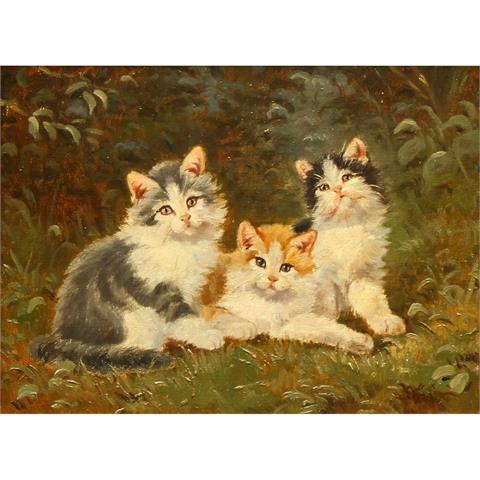 KÖGL, BENNO (1892-1973) '3 Katzen'.