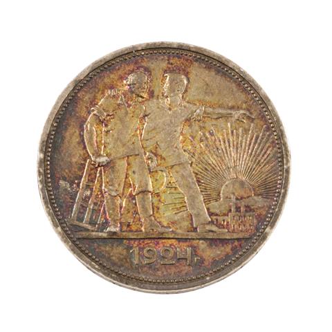 Russland /Sowjetunion - 1 Rubel 1924,