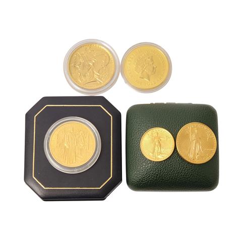 Gold - 5 Goldmünzen,