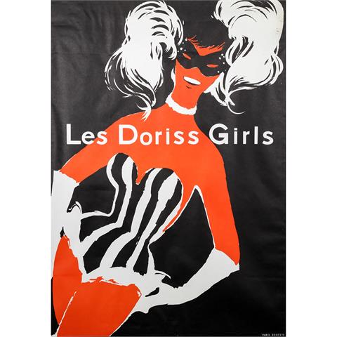 GRUAU, RENÈ, ATTR. (1909-2004), Werbeplakat "LES DORISS GIRLS",