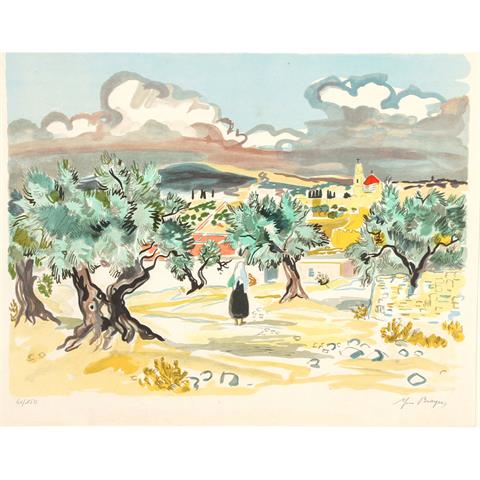 BRAYER, YVES (1907-1990, französischer Künstler), "Le Mont des Oliviers",