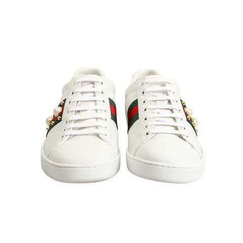 GUCCI Sneakers "ACE", Gr. 37,5.