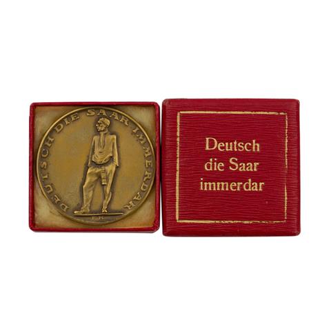 Medaille "Deutsch die Saar immerdar" im