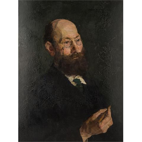 HAGEMANN, OSKAR H. (1888-1985), "Portrait des Malers Prof. Michael Koch",