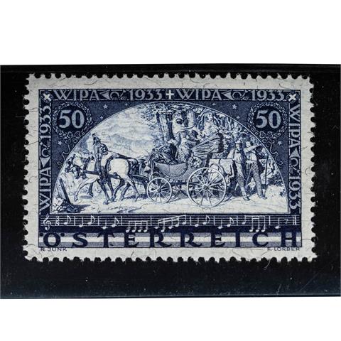 Österreich - 1933 Internationale Postwertzeichenausstellung WIPA WIEN,