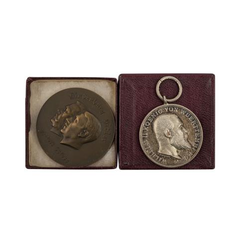 Konvolut Medaillen Deutsches Reich 1933 und Württemberg, bestehend aus