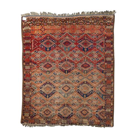 Orientteppich. JOMUD-ENGESI/TURKMENISTAN, 19. Jh., ca, 158x134 cm.