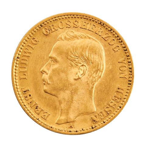 Hessen/GOLD - 20 Mark 1911 A,