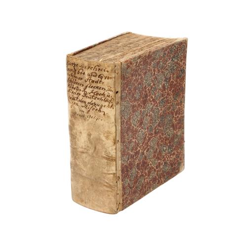 EINZELSTÜCK Handgeschriebenes Reisetagebuch mit Federzeichnungen, 1675 -