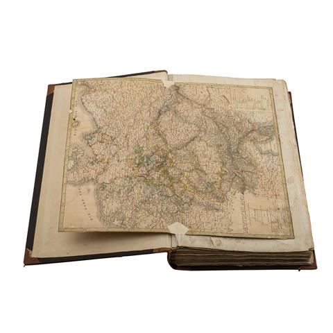 Hochinteressantes Sammelwerk historischer Landkarten, wohl 19.Jh. -