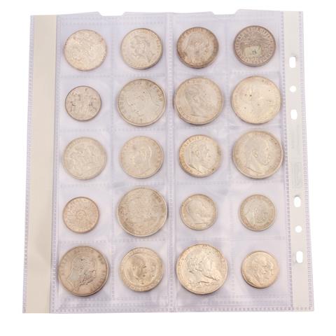 Interessante Zusammenstellung Münzen der Dt. Kaiserzeit –
