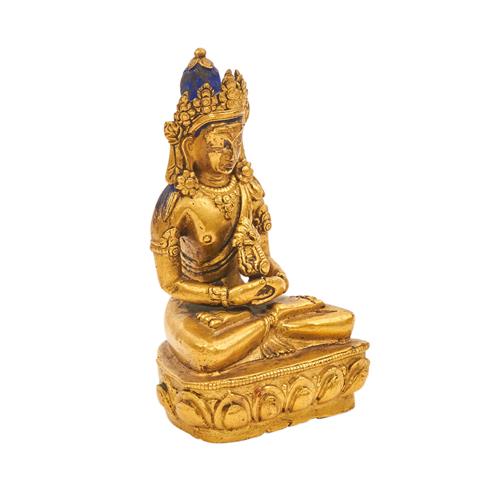 Buddha Amitayus. Feuervergoldete Bronze SINOTIBETISCH, 20. Jh..