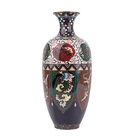 Cloisonné Vase. JAPAN, Meiji-Zeit (1868-1912).