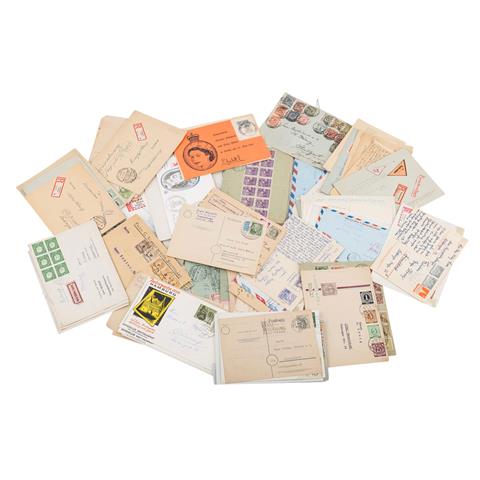 Ca. 100 Briefe und Karten, ab Hochinflation 1923