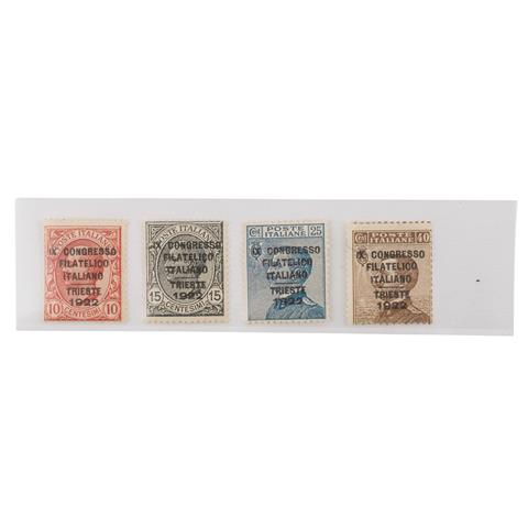 1922 Italien - Militärpost Ausgaben Atlantikküste, 10 - 40 Cent.