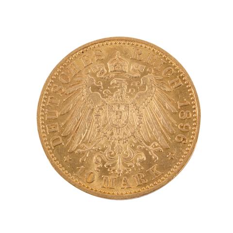 Preussen/GOLD - 10 Mark 1896 A Wilhelm II.,