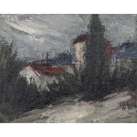 SCHOBINGER, LEO (1897-1985) "Ausblick vom Atelier"