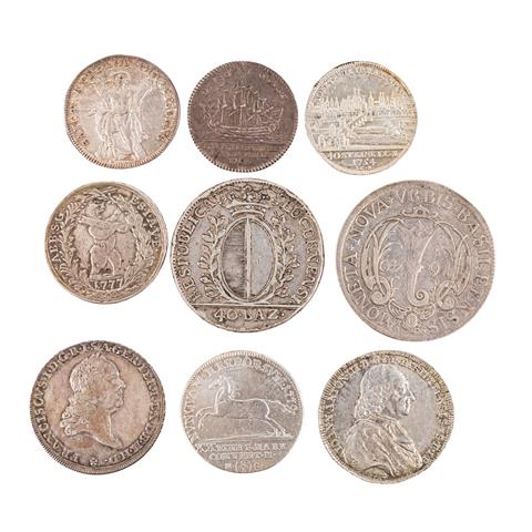 Hochinteressantes und vielseitiges Konvolut Münzen, 17.Jh. - 19.Jh. -