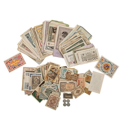 Vielseitiges Konvolut Banknoten, Deutschland, Österreich -Ungarn, Sowjetunion, 20.Jh. -