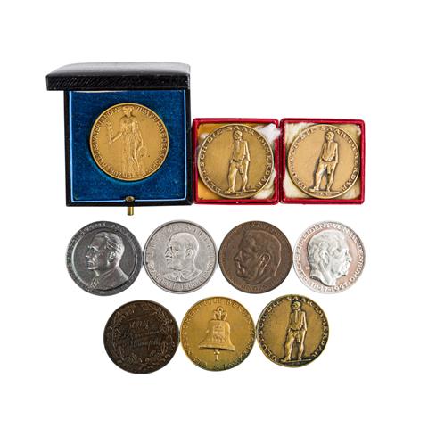 Konvolut aus 10 Medaillen, Weimarer Republik/Deutschland 1933-1945 -