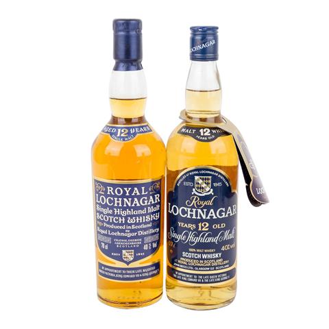 2 Flaschen Single Malt Scotch Whisky, LOCHNAGAR ROYAL 12 years,