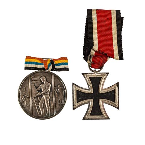Unkonventionelles Kleinkonvolut Auszeichnungen, mit Deutschland 1933-1945 -