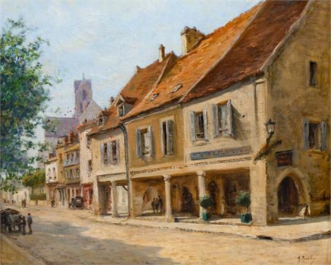 BAILLY, ALEXANDRE (1866-1947) 'Straßenszene'.