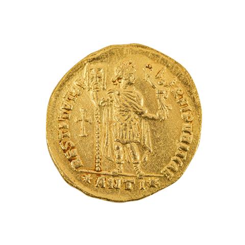 Antike/GOLD - Gold-Solidus Valentinianus I., 364-375 n. Chr.,