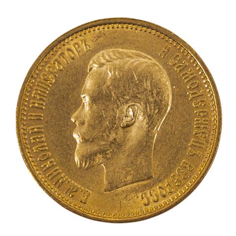 Russland /Gold - 10 Rubel 1899r, Nikolaus II., ss-vz,