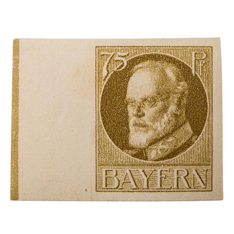 Bayern 1919 - unverausgabter Wert König Ludwig III.