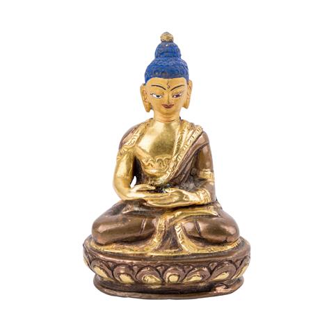 Buddha Amitayus aus Bronze. SINOTIBETISCH, 19./20. Jh..
