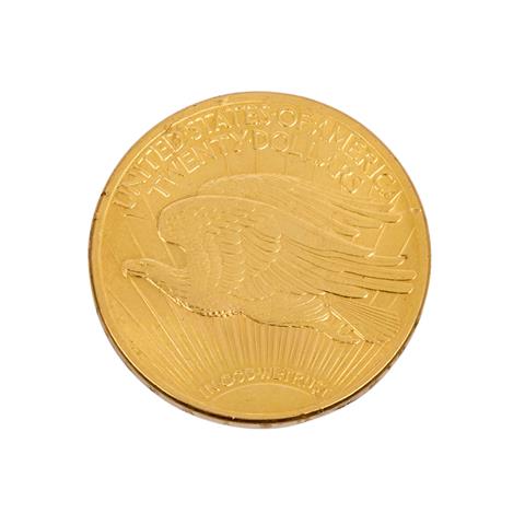 USA/Gold - 20 Dollars 1924, Saint Gaudens, ss.,