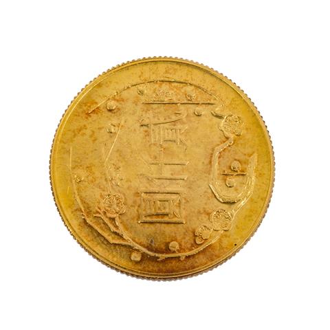 Taiwan (Republik China)/Gold - 2000 Yuan 1965, auf den 100. Geburtstag