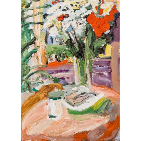 WAIS, ALFRED (1905-1988), "Stillleben mit Blumen in Vase",