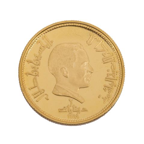 Jordanien/GOLD - 2 Dinars 1969,